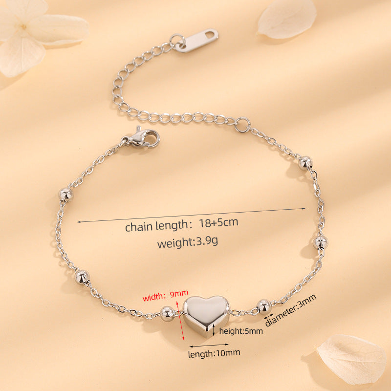 Wholesale Love Steel Ball Titanium Steel Bracelet